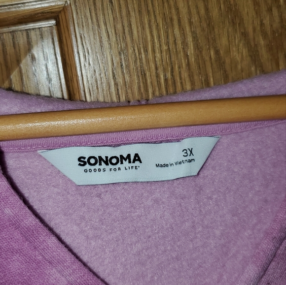 SONOMA Tie Dye Athletic Hoodie. 3X. - Picture 3 of 3